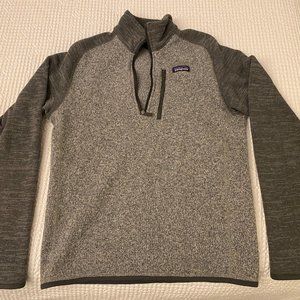 Patagonia Gray Better Sweater Quarter Zip (S)